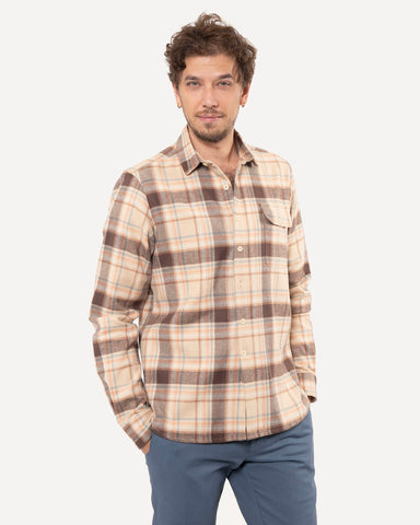 Made in Canada The Long Sleeve Neuwirth Shirt from 18 Waits — a Sustainable Men's clothing brand offering Vintage Inspired menswear and Rock and Roll Fashion.