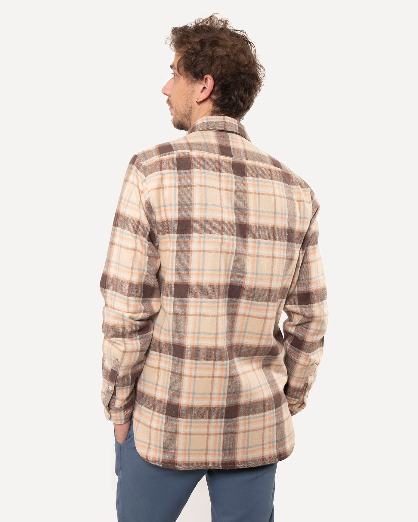 Made in Canada The Long Sleeve Neuwirth Shirt from 18 Waits — a Sustainable Men's clothing brand offering Vintage Inspired menswear and Rock and Roll Fashion.