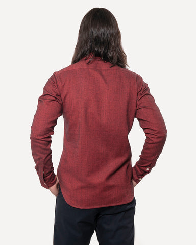 Made in Canada The Long Sleeve Dylan Shirt from 18 Waits — a Sustainable Men's clothing brand offering Vintage Inspired menswear and Rock and Roll Fashion.