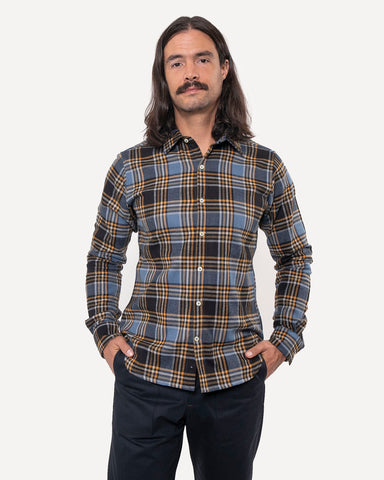 Made in Canada The Long Sleeve Dylan Shirt from 18 Waits — a Sustainable Men's clothing brand offering Vintage Inspired menswear and Rock and Roll Fashion.