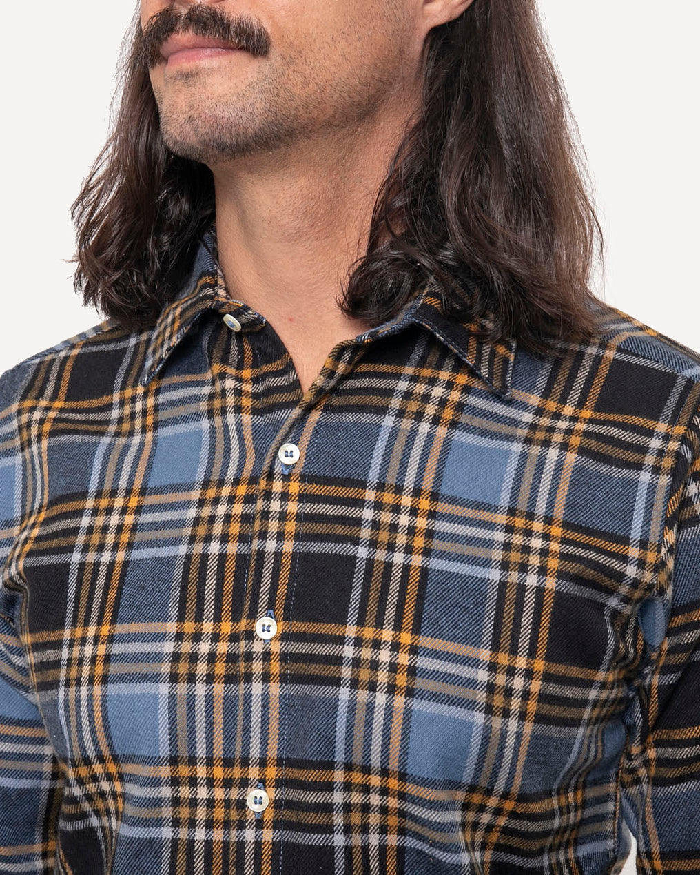 Made in Canada The Long Sleeve Dylan Shirt from 18 Waits — a Sustainable Men's clothing brand offering Vintage Inspired menswear and Rock and Roll Fashion.