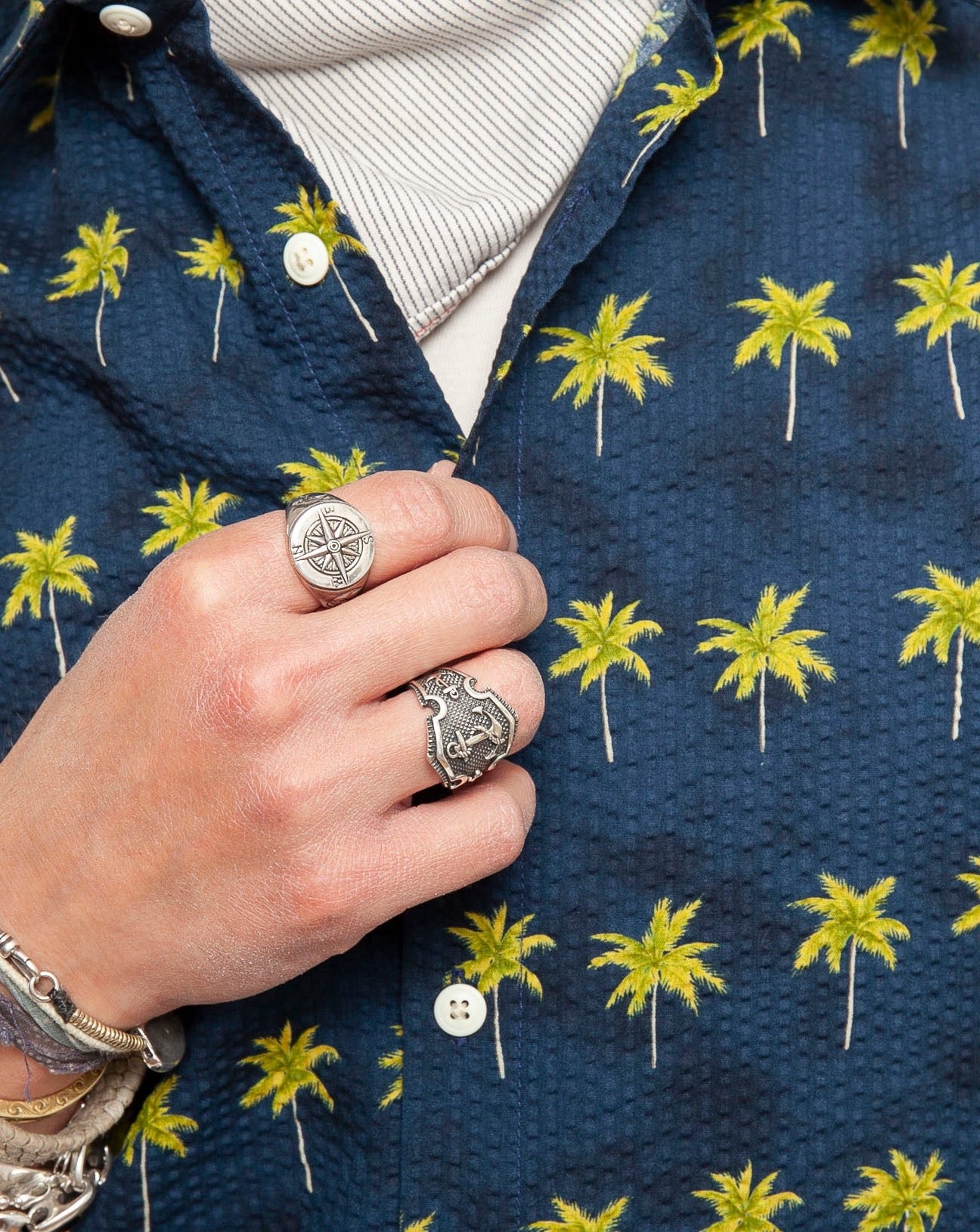 Short sleeve Dylan Shirt  from 18 Waits — a Sustainable Men's clothing brand offering Vintage Inspired menswear and Rock and Roll Fashion.