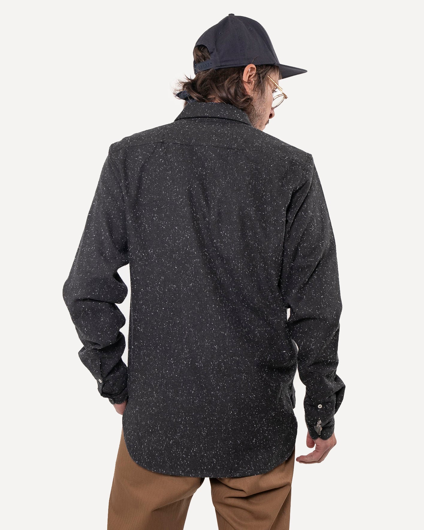 Made in Canada The Long Sleeve Neuwirth Shirt from 18 Waits — a Sustainable Men's clothing brand offering Vintage Inspired menswear and Rock and Roll Fashion.