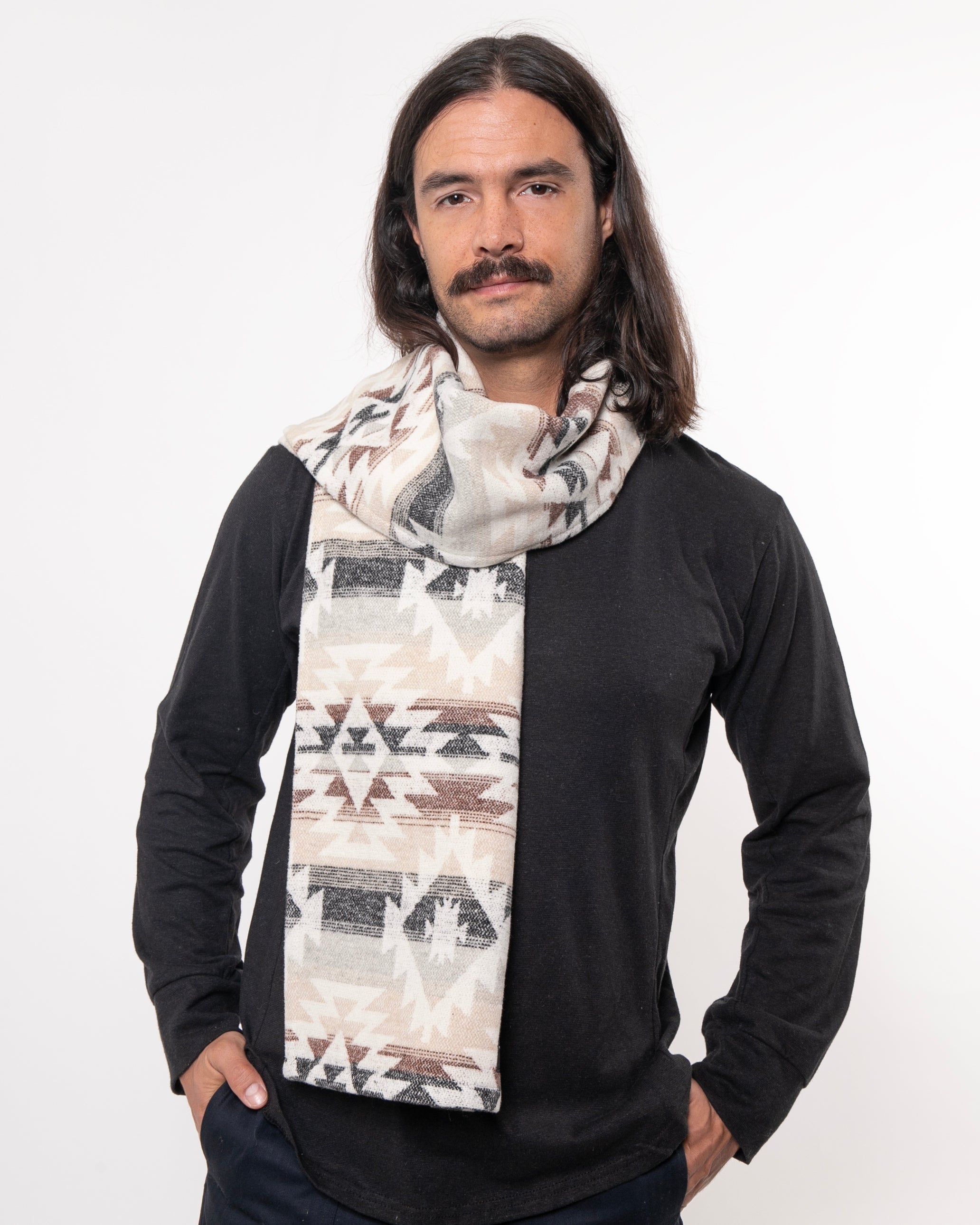 Made in Canada, Scarf from 18 Waits — a Sustainable Men's clothing brand offering Vintage Inspired menswear and Rock and Roll Fashion. A refined Imogene and Willie alternative for those who value quality and character.