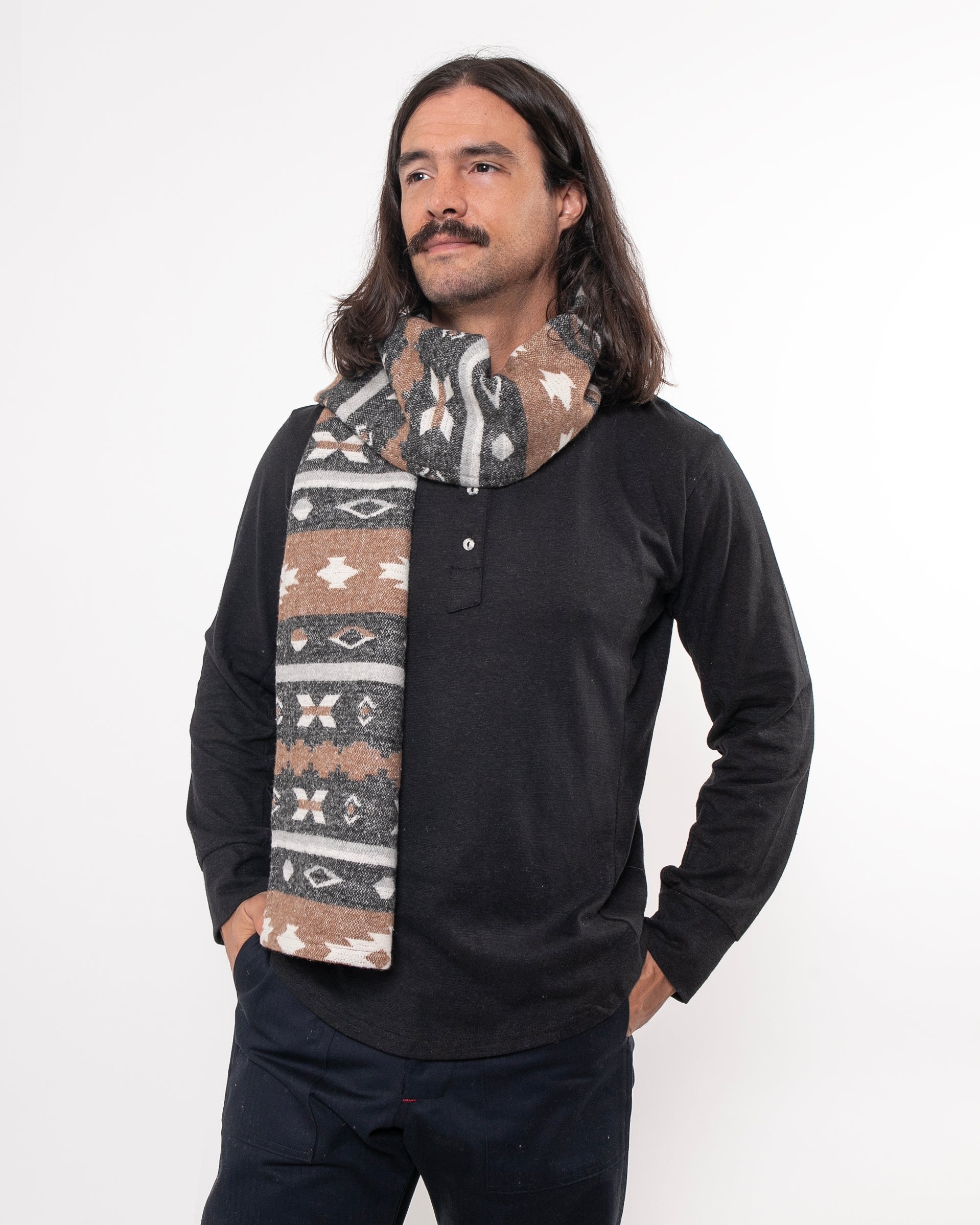 Made in Canada, Scarf from 18 Waits — a Sustainable Men's clothing brand offering Vintage Inspired menswear and Rock and Roll Fashion. A refined Imogene and Willie alternative for those who value quality and character.