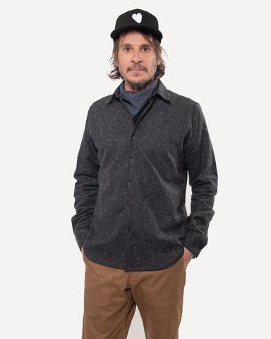 Made in Canada The Long Sleeve Dylan Shirt from 18 Waits — a Sustainable Men's clothing brand offering Vintage Inspired menswear and Rock and Roll Fashion.