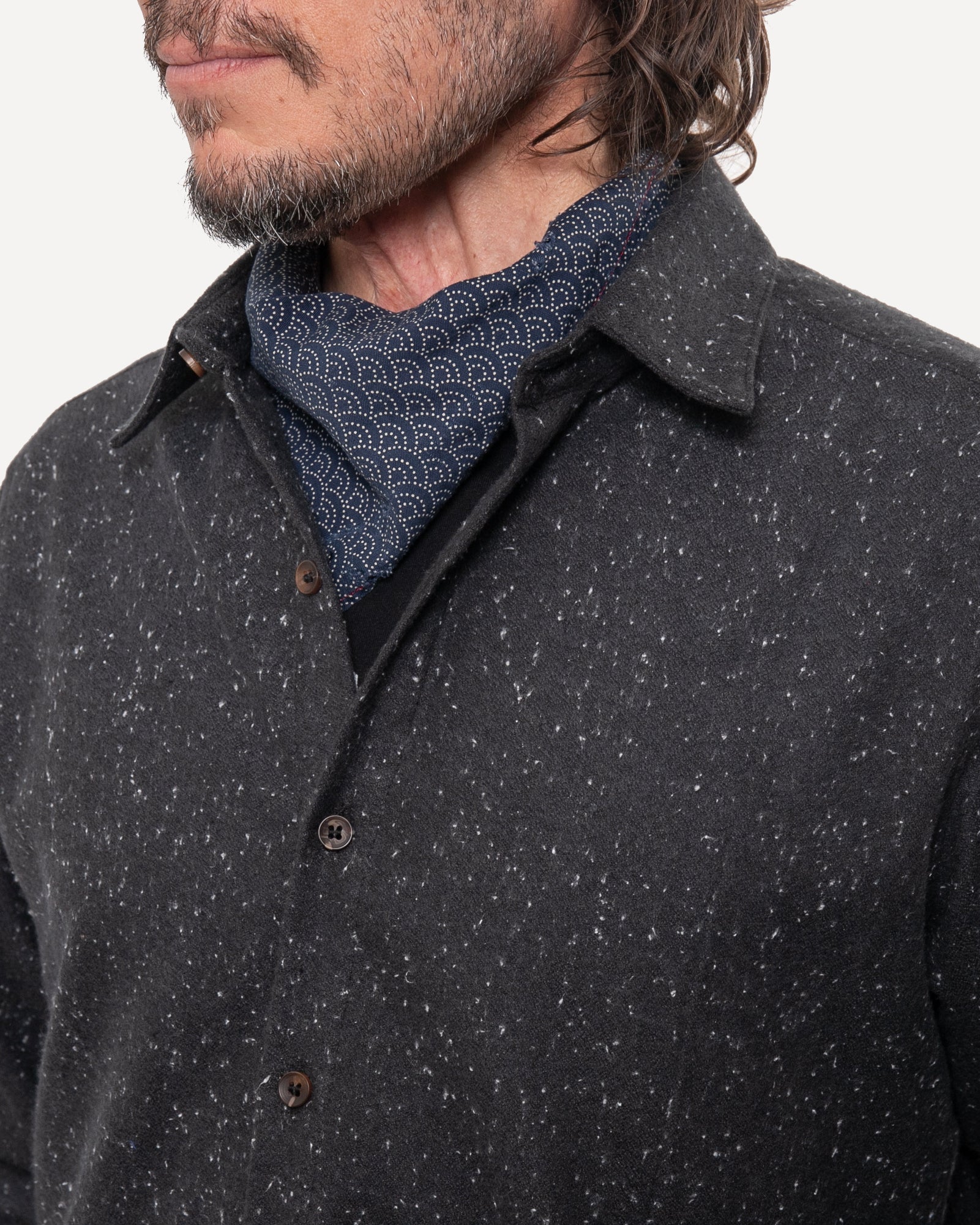 Made in Canada The Long Sleeve Dylan Shirt from 18 Waits — a Sustainable Men's clothing brand offering Vintage Inspired menswear and Rock and Roll Fashion.