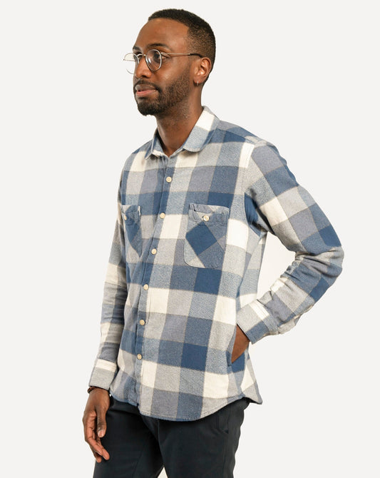Made in Canada Long Sleeve Woodsman Shirt from 18 Waits — a Sustainable Men's clothing brand offering Vintage Inspired menswear and Rock and Roll Fashion.