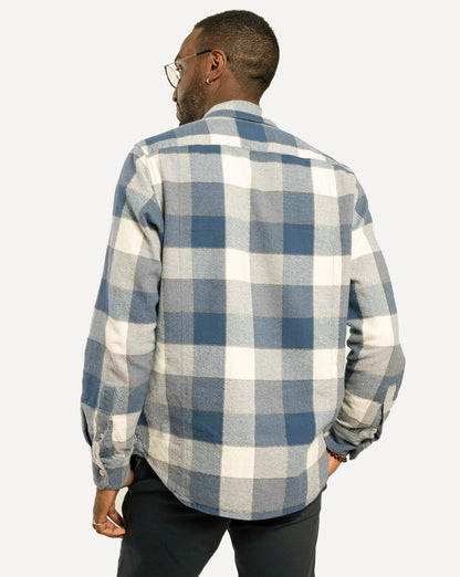 Made in Canada Long Sleeve Woodsman Shirt from 18 Waits — a Sustainable Men's clothing brand offering Vintage Inspired menswear and Rock and Roll Fashion.