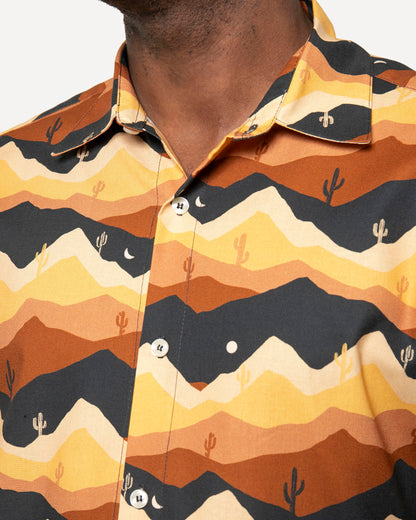 Short sleeve Dylan Shirt  from 18 Waits — a Sustainable Men's clothing brand offering Vintage Inspired menswear and Rock and Roll Fashion.