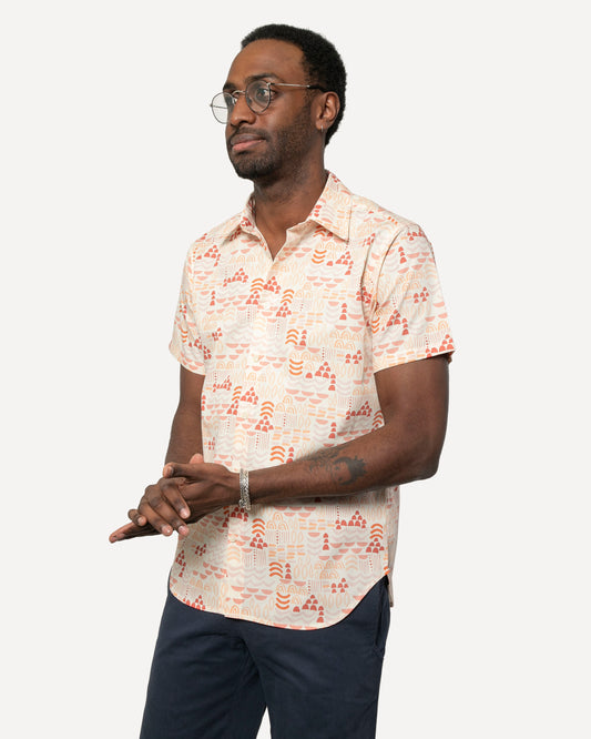 Short sleeve Dylan Shirt  from 18 Waits — a Sustainable Men's clothing brand offering Vintage Inspired menswear and Rock and Roll Fashion.