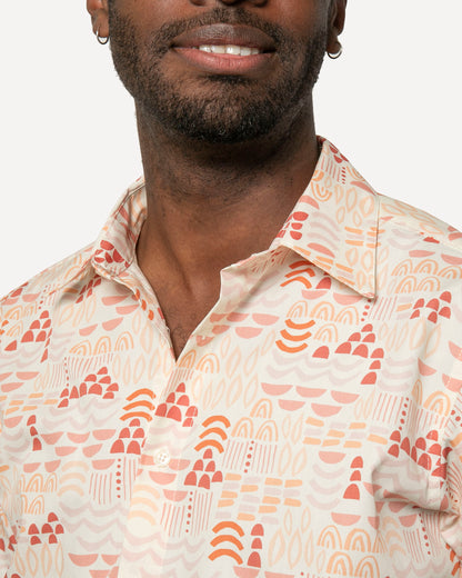 Short sleeve Dylan Shirt  from 18 Waits — a Sustainable Men's clothing brand offering Vintage Inspired menswear and Rock and Roll Fashion.