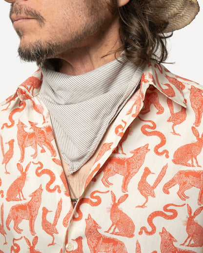 Short sleeve Dylan Shirt  from 18 Waits — a Sustainable Men's clothing brand offering Vintage Inspired menswear and Rock and Roll Fashion.