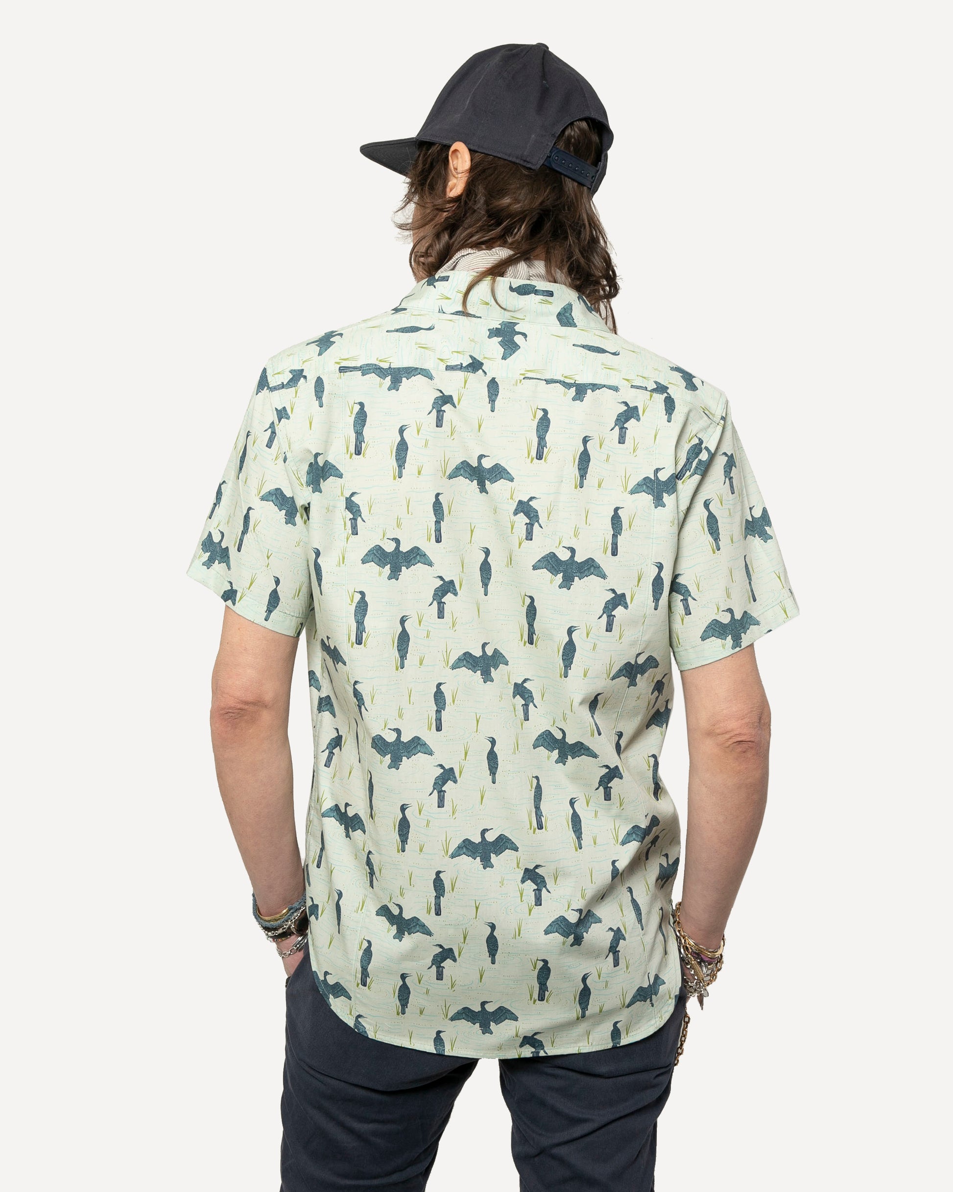 Short sleeve Dylan Shirt  from 18 Waits — a Sustainable Men's clothing brand offering Vintage Inspired menswear and Rock and Roll Fashion.