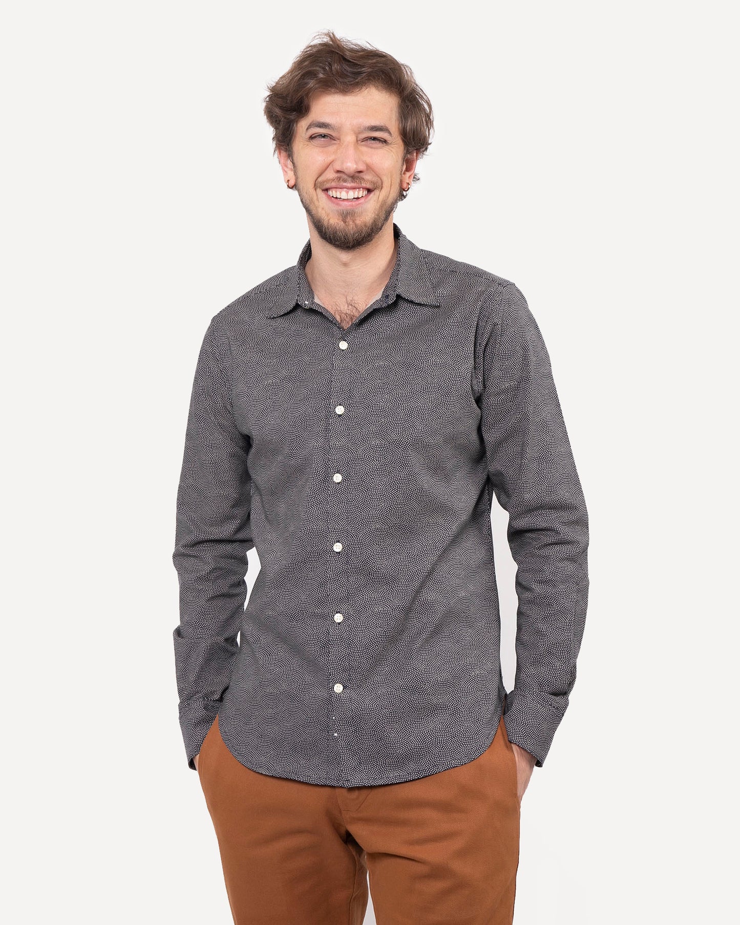 Made in Canada Dylan Shirt from 18 Waits — a Sustainable Men's clothing brand offering Vintage Inspired menswear and Rock and Roll Fashion.