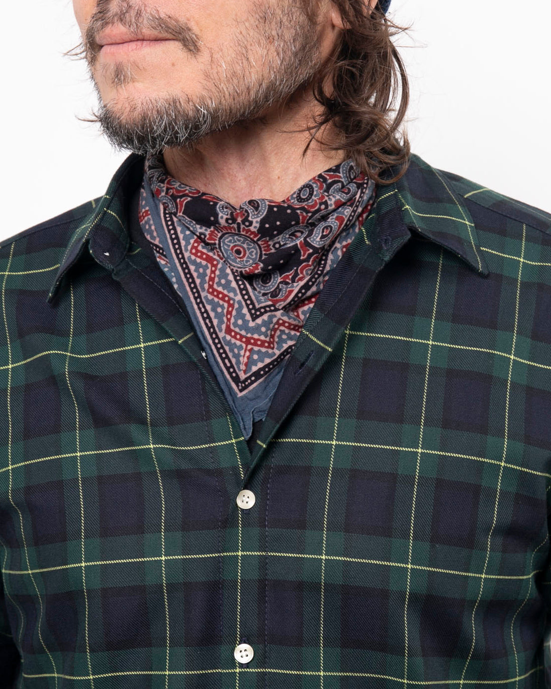 Long Sleeve Dylan | Hunter Plaid