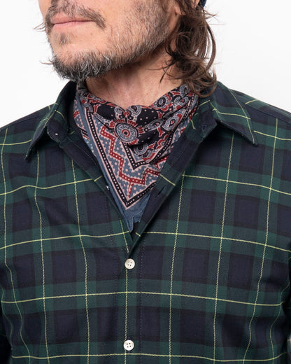 Long Sleeve Dylan | Hunter Plaid