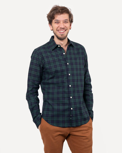 Made in Canada Dylan Shirt from 18 Waits — a Sustainable Men's clothing brand offering Vintage Inspired menswear and Rock and Roll Fashion.