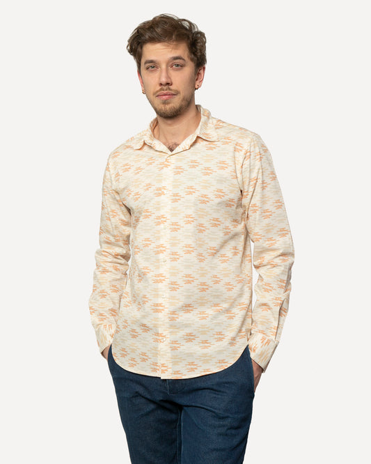 Made in Canada Long Sleeve Dylan Shirt from 18 Waits — a Sustainable Men's clothing brand offering Vintage Inspired menswear and Rock and Roll Fashion.
