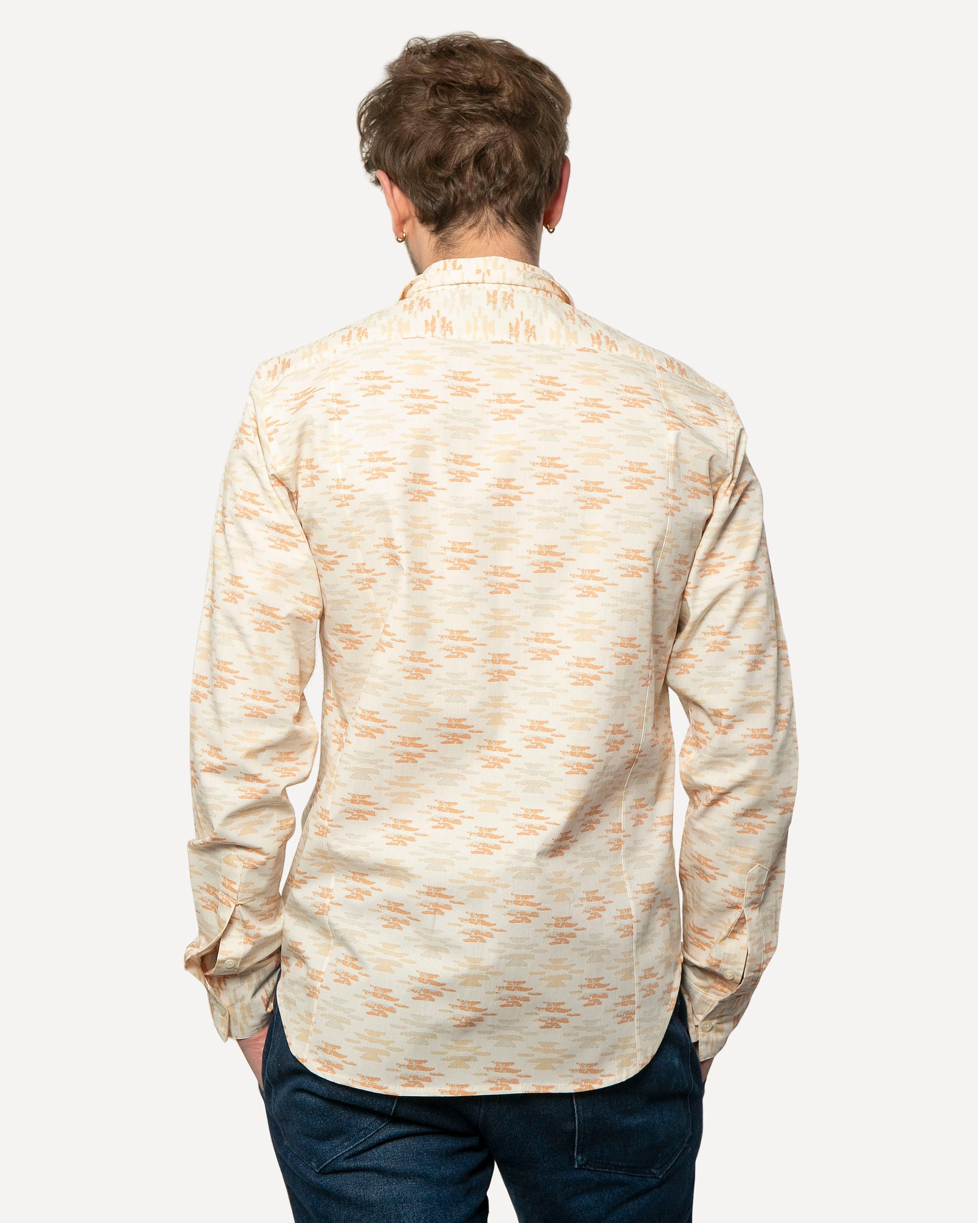 Made in Canada Long Sleeve Dylan Shirt from 18 Waits — a Sustainable Men's clothing brand offering Vintage Inspired menswear and Rock and Roll Fashion.