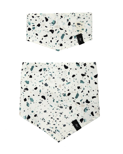 Dog Bandana | Teal Terrazzo