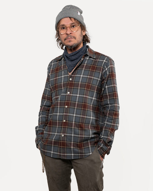Long Sleeve Dylan | Cabin Plaid - Slate