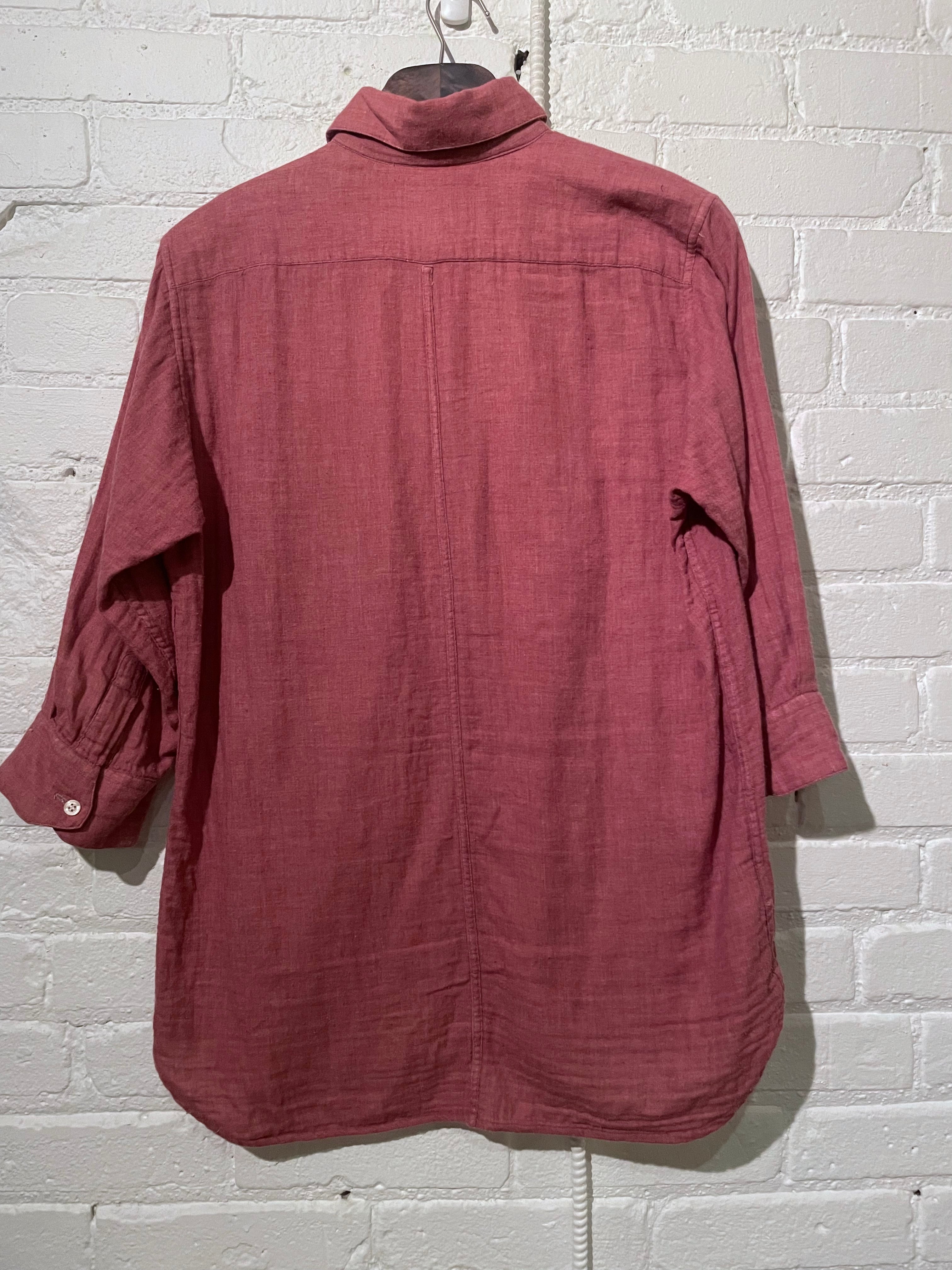 Vintage 3/4 length Pullover | Rouge Chambray