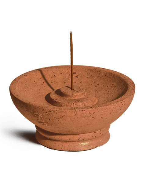 【新品未使用】CALMA STORE INCENSE HOLDER & BASE Wood Incense Stick Holder 23cm Line Incense Burner Crafts