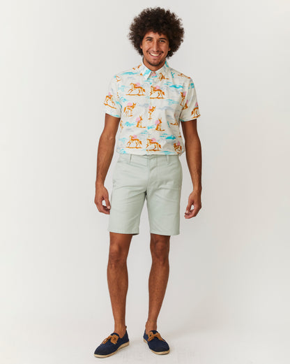 Made in Canada, shorts by 18 Waits— a Sustainable Men's clothing brand offering Vintage Inspired menswear and Rock and Roll Fashion. A refined Imogene and Willie alternative for those who value quality and character.