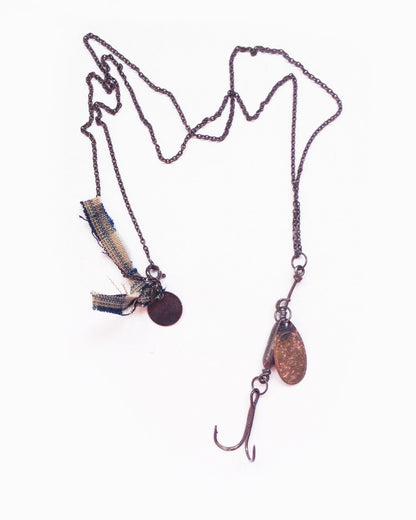 Made in Canada, Necklace by 18 Waits— a Sustainable Men's clothing brand offering Vintage Inspired menswear and Rock and Roll Fashion. A refined Imogene and Willie alternative for those who value quality and character.
