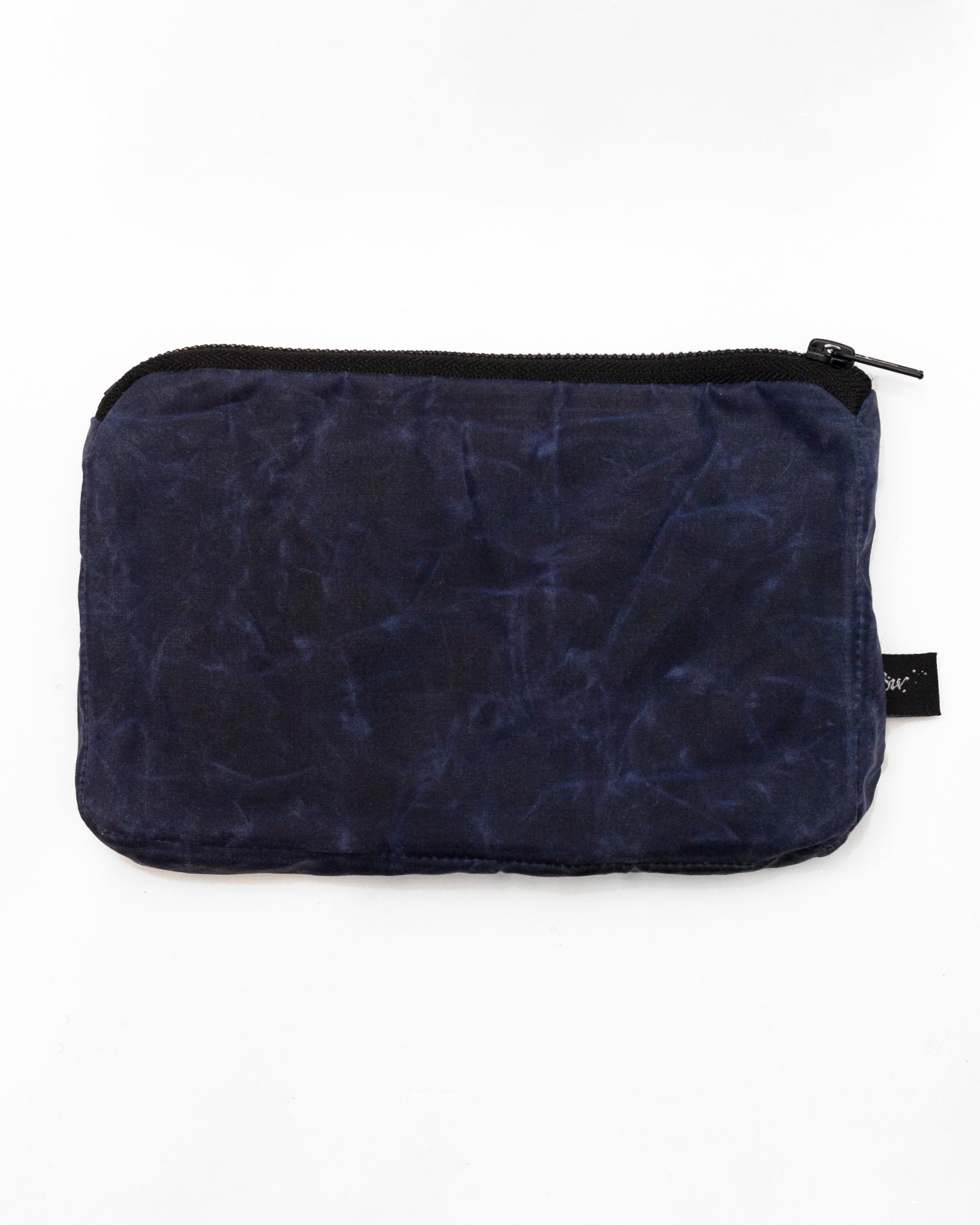 Pouch | Balsam Check/Navy Waxed Cotton