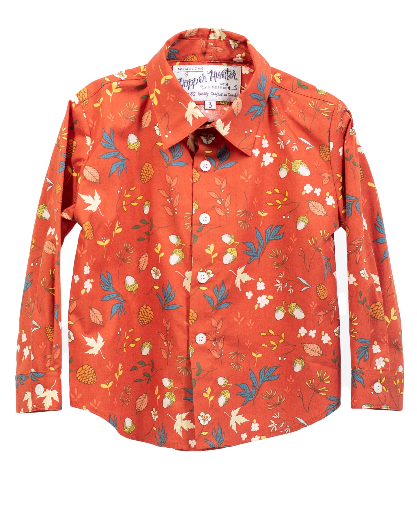 Made in Canada, Kids long sleeve button up shirt from 18 Waits — a Sustainable Men's clothing brand offering Vintage Inspired menswear and Rock and Roll Fashion. A refined Imogene and Willie alternative for those who value quality and character.