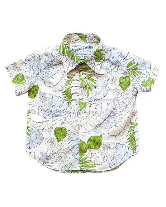 Made in Canada, Kids short sleeve shirt from 18 Waits — a Sustainable Men's clothing brand offering Vintage Inspired menswear and Rock and Roll Fashion. A refined Imogene and Willie alternative for those who value quality and character.