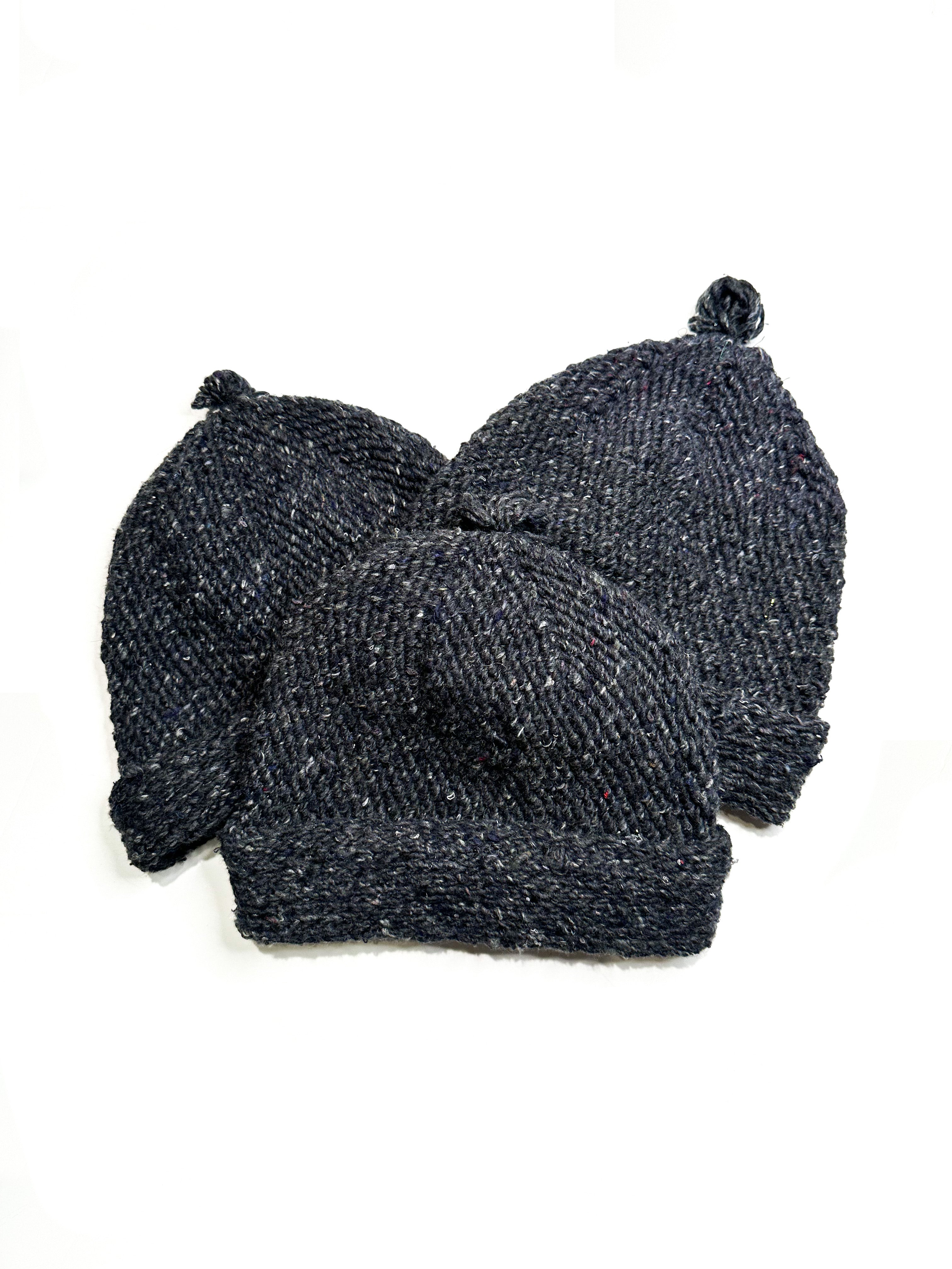 Wanderer Toque | Flecked Charcoal Wool