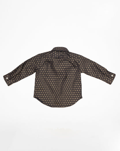 Long Sleeve Shirt | Indigo Burst