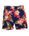 Kid's Summer Shorts Bright Floral Pattern - front