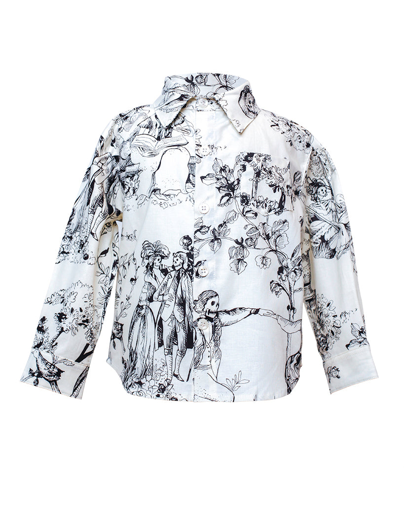 Made in Canada, Kids long sleeve shirt from 18 Waits — a Sustainable Men's clothing brand offering Vintage Inspired menswear and Rock and Roll Fashion. A refined Imogene and Willie alternative for those who value quality and character.