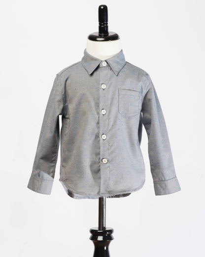 Made in Canada, Kids long sleeve shirt from 18 Waits — a Sustainable Men's clothing brand offering Vintage Inspired menswear and Rock and Roll Fashion. A refined Imogene and Willie alternative for those who value quality and character.