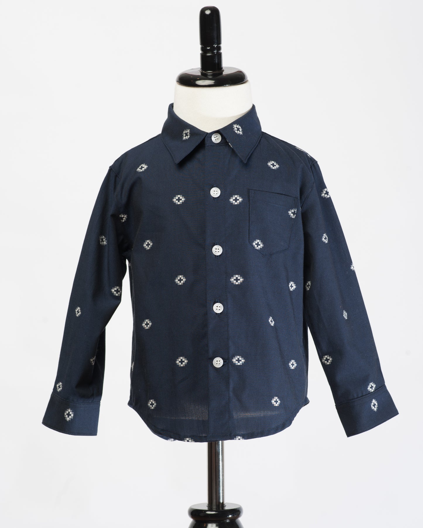 Made in Canada, Kids long sleeve button up shirt from 18 Waits — a Sustainable Men's clothing brand offering Vintage Inspired menswear and Rock and Roll Fashion. A refined Imogene and Willie alternative for those who value quality and character.