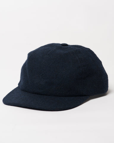 Navy Wool Cap - Kid Size front