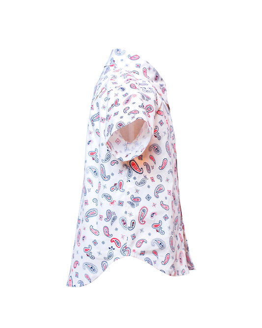 Made in Canada, Kids short sleeve shirt from 18 Waits — a Sustainable Men's clothing brand offering Vintage Inspired menswear and Rock and Roll Fashion. A refined Imogene and Willie alternative for those who value quality and character.