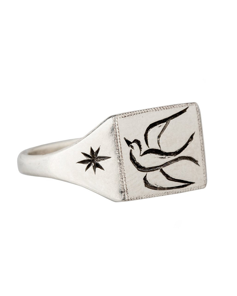 LHN | Swallow Ring | Sterling Silver