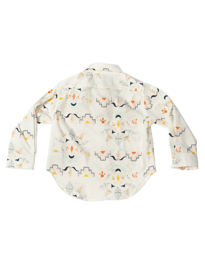 Made in Canada, Kids long sleeve shirt from 18 Waits — a Sustainable Men's clothing brand offering Vintage Inspired menswear and Rock and Roll Fashion. A refined Imogene and Willie alternative for those who value quality and character.