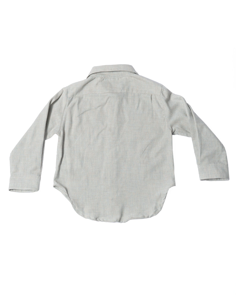 Made in Canada, Kids long sleeve shirt from 18 Waits — a Sustainable Men's clothing brand offering Vintage Inspired menswear and Rock and Roll Fashion. A refined Imogene and Willie alternative for those who value quality and character.