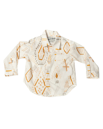 Made in Canada, Kids long sleeve shirt from 18 Waits — a Sustainable Men's clothing brand offering Vintage Inspired menswear and Rock and Roll Fashion. A refined Imogene and Willie alternative for those who value quality and character.