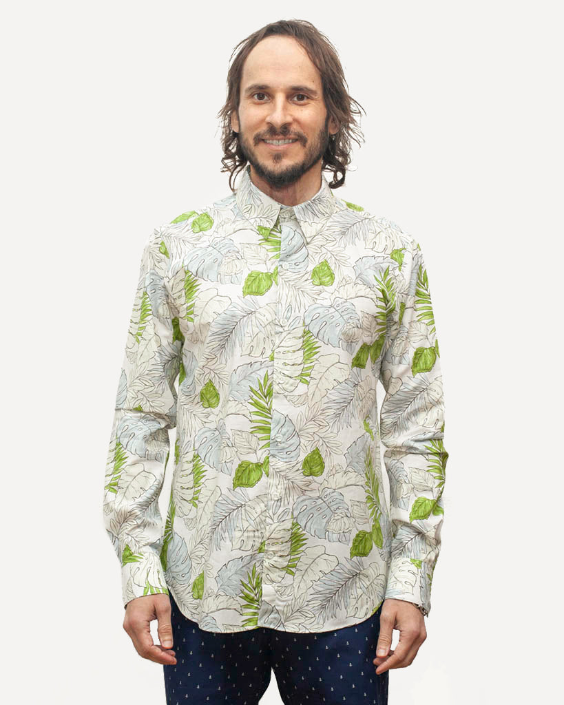 Long Sleeve Dylan Shirt | Faded Flora