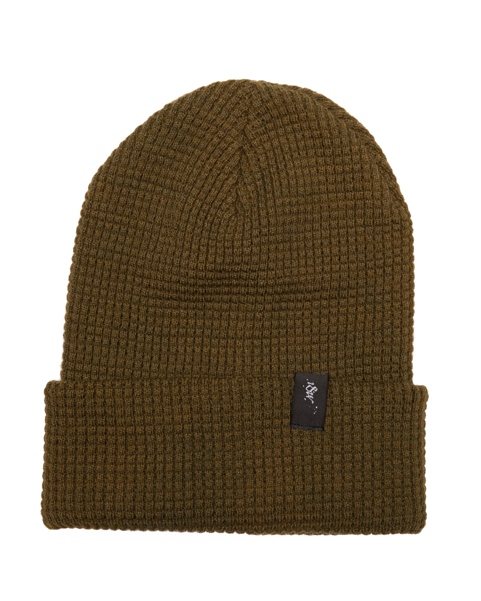 The Toque | Olive Waffle Knit