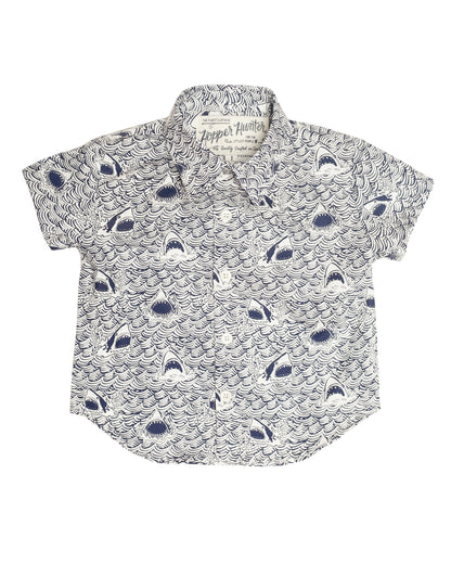 Made in Canada, Kids short sleeve shirt from 18 Waits — a Sustainable Men's clothing brand offering Vintage Inspired menswear and Rock and Roll Fashion. A refined Imogene and Willie alternative for those who value quality and character.