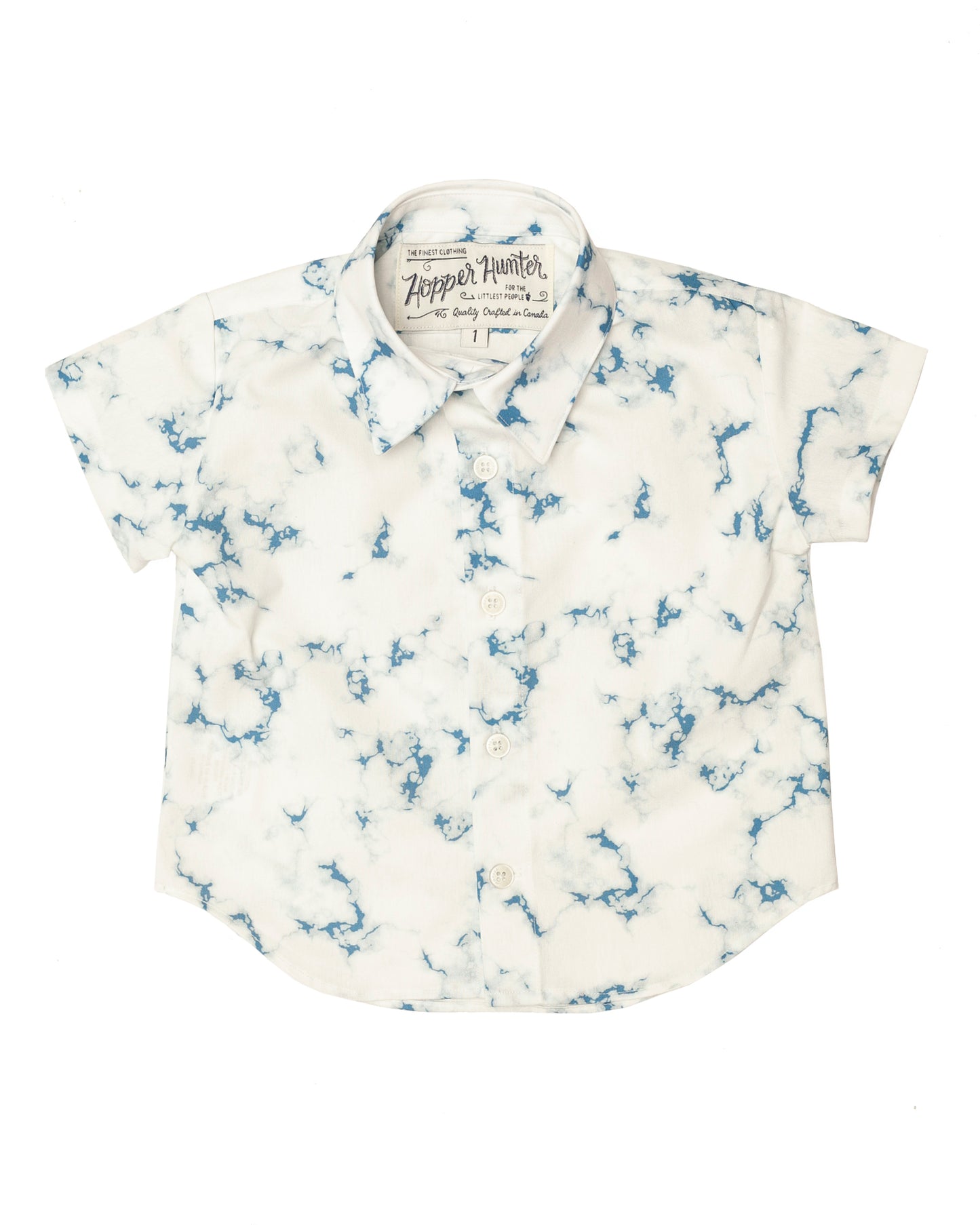 Made in Canada, Kids short sleeve shirt from 18 Waits — a Sustainable Men's clothing brand offering Vintage Inspired menswear and Rock and Roll Fashion. A refined Imogene and Willie alternative for those who value quality and character.