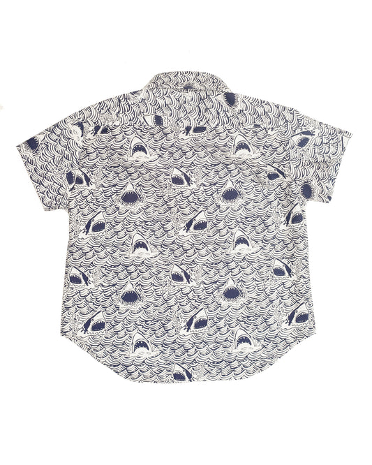 Made in Canada, Kids short sleeve shirt from 18 Waits — a Sustainable Men's clothing brand offering Vintage Inspired menswear and Rock and Roll Fashion. A refined Imogene and Willie alternative for those who value quality and character.